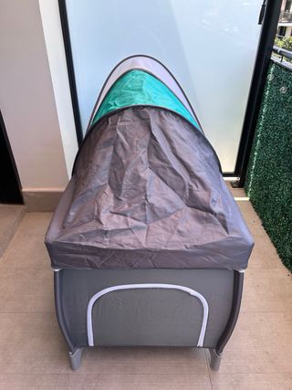 Cuna viaje 60 x 120 cm + colchón plegable ALVI