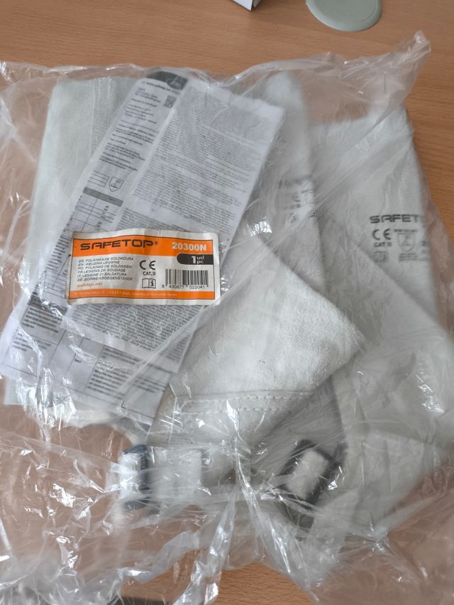Polainas Soldador Cuero Safetop 20300