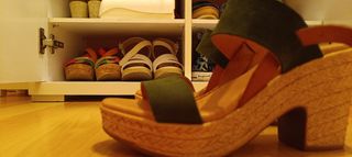 Sandalias Ella Fuelle Marrón-Verde