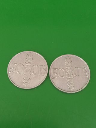 Moneda 50 céntimos 1973 - Variante