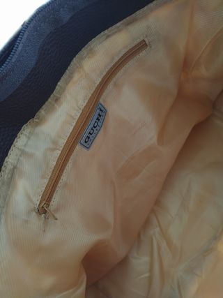 Bolso de hombro vintage marrón beige