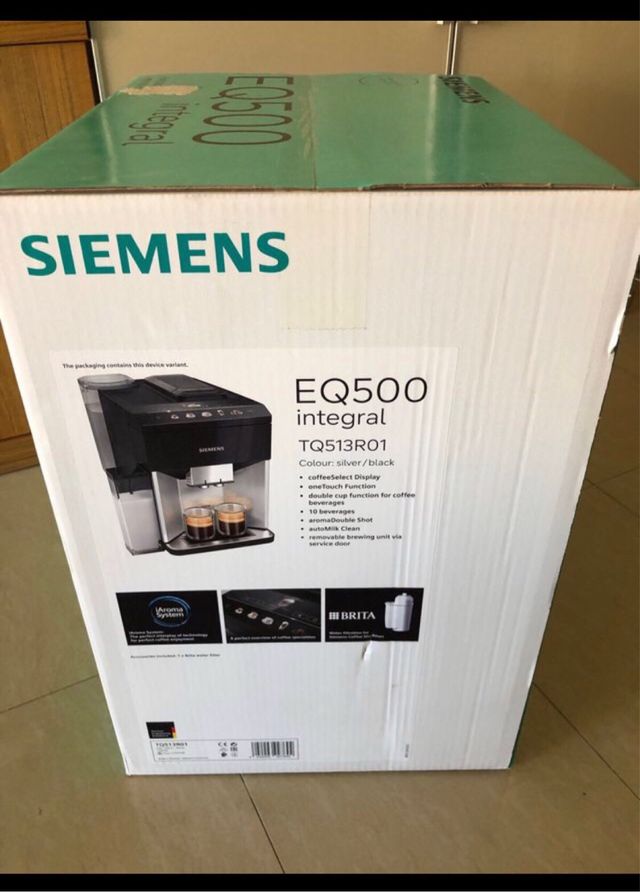 Cafetera Siemens EQ500 integral TQ513R01