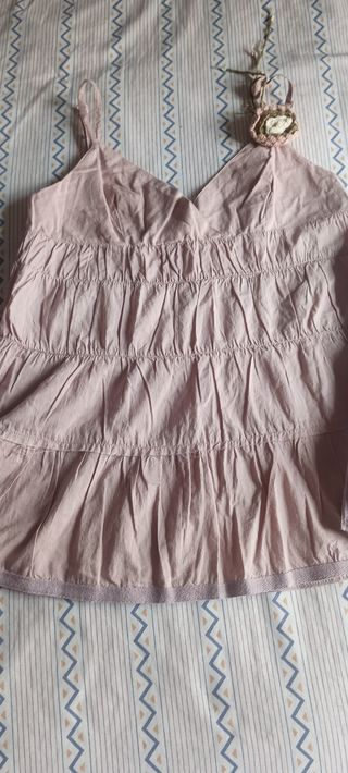 Blusa rosa tirantes