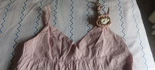 Blusa rosa tirantes