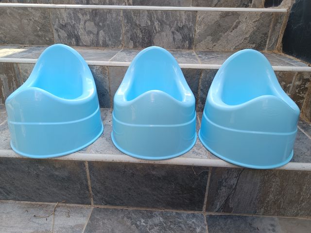 3 Orinales infantiles azul