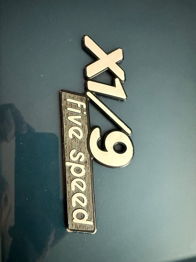 FIAT X/1/9 five speed 1980