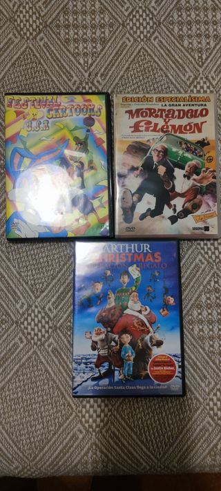 Películas infantiles DVD - 7 unidades