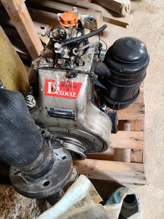 Motor Lombardini diésel con filtros de agua