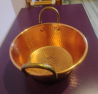 Caldereta cobre antigua