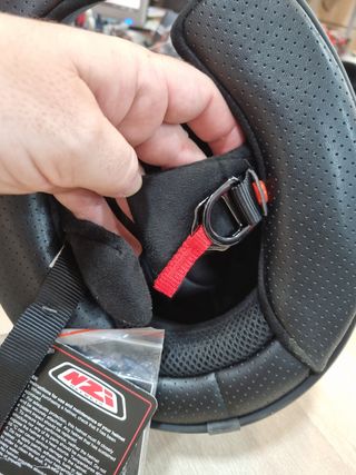 Casco moto NZI clásico negro mate