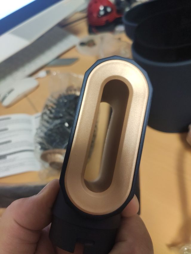 Plancha Pelo Azul-Dorado