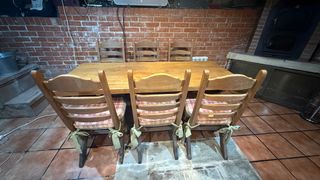 Mesa Comedor Madera + 6 Sillas