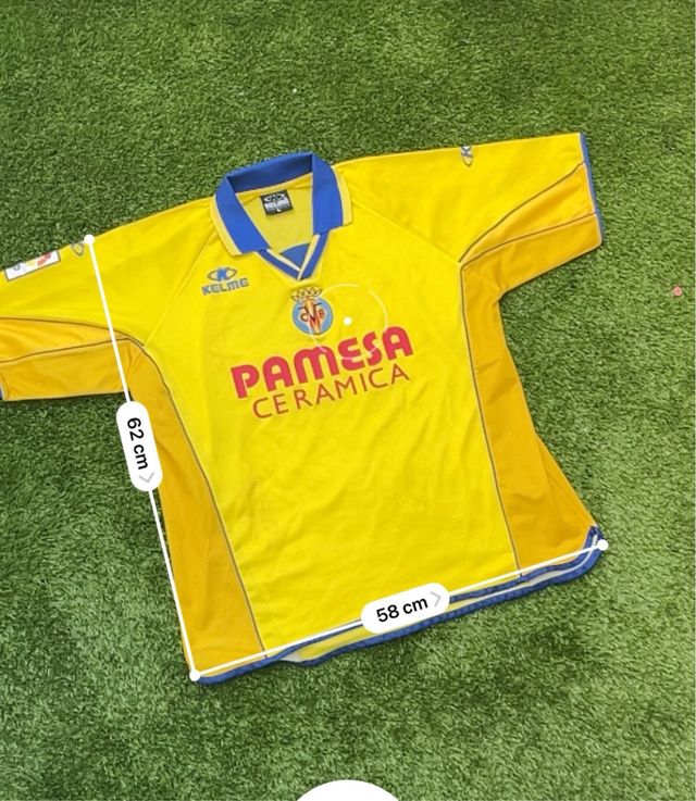 Camiseta Villarreal Kelme 02-03 Ballesteros