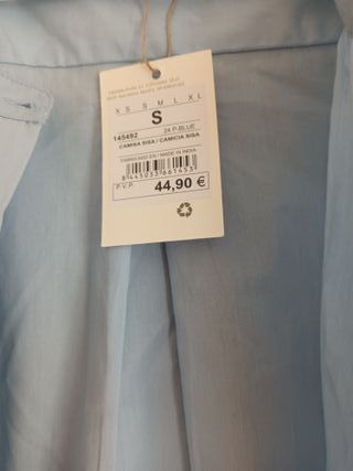 Blusa Natura azul - Talla S