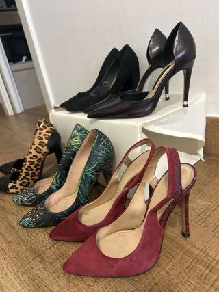 Tacones Zara - negros y rojos
leopardo
verde