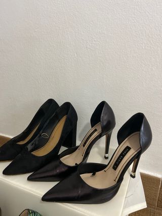Tacones Zara - negros y rojos
leopardo
verde