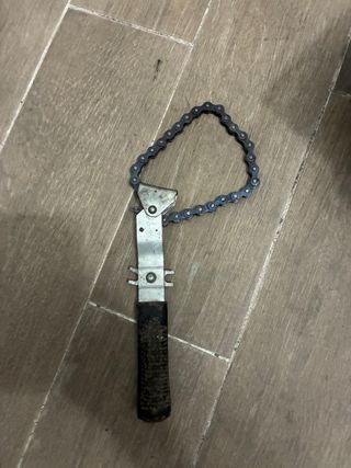 Llave de cadena para filtros
