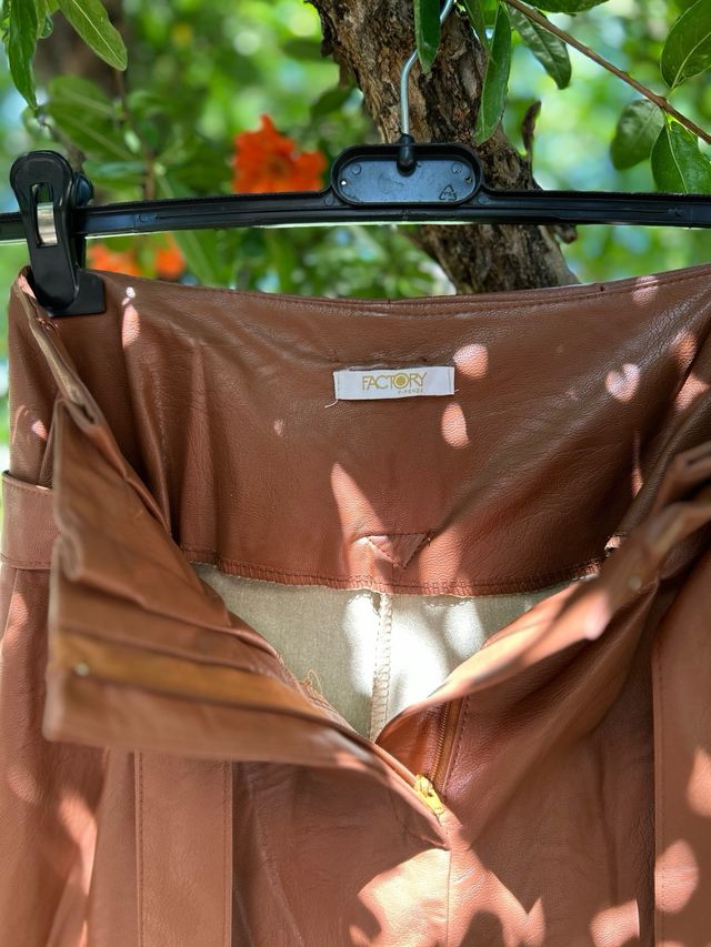 Shorts Pelle Marrone Tg L