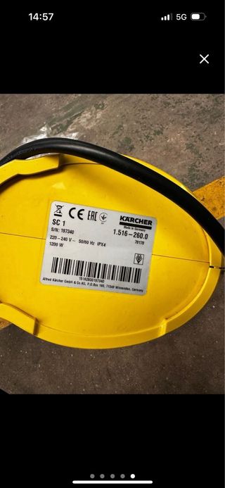 Kärcher SC 1 Limpiador Vapor
