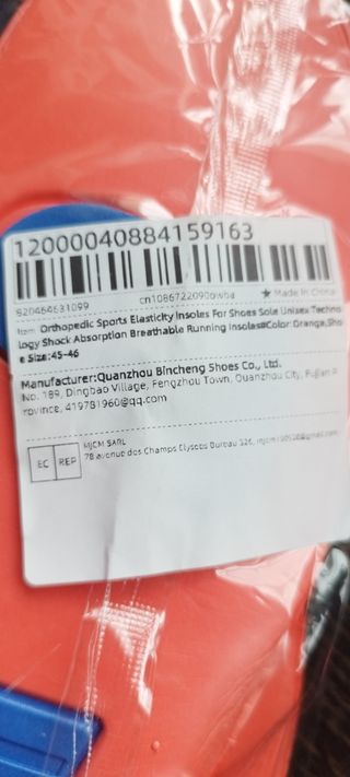 Plantillas ortopédicas deportivas  N*438