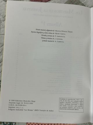 Los maestros de la juventud - Album 1