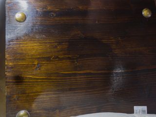 Set de mesa rústica madera maciza + 4 sillas