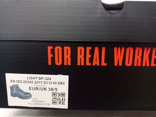 Zapatos seguridad FOR REAL WORKERS S3
