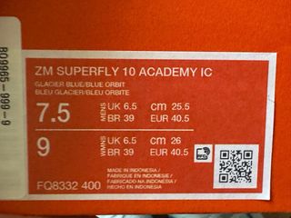 Zapatillas Nike ZM Superfly Academy IC 40.5