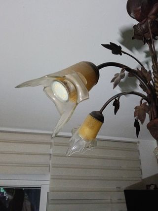 Lámpara forja 5 luces