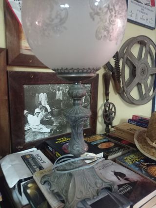 Lámpara deMesita Antigua Metal