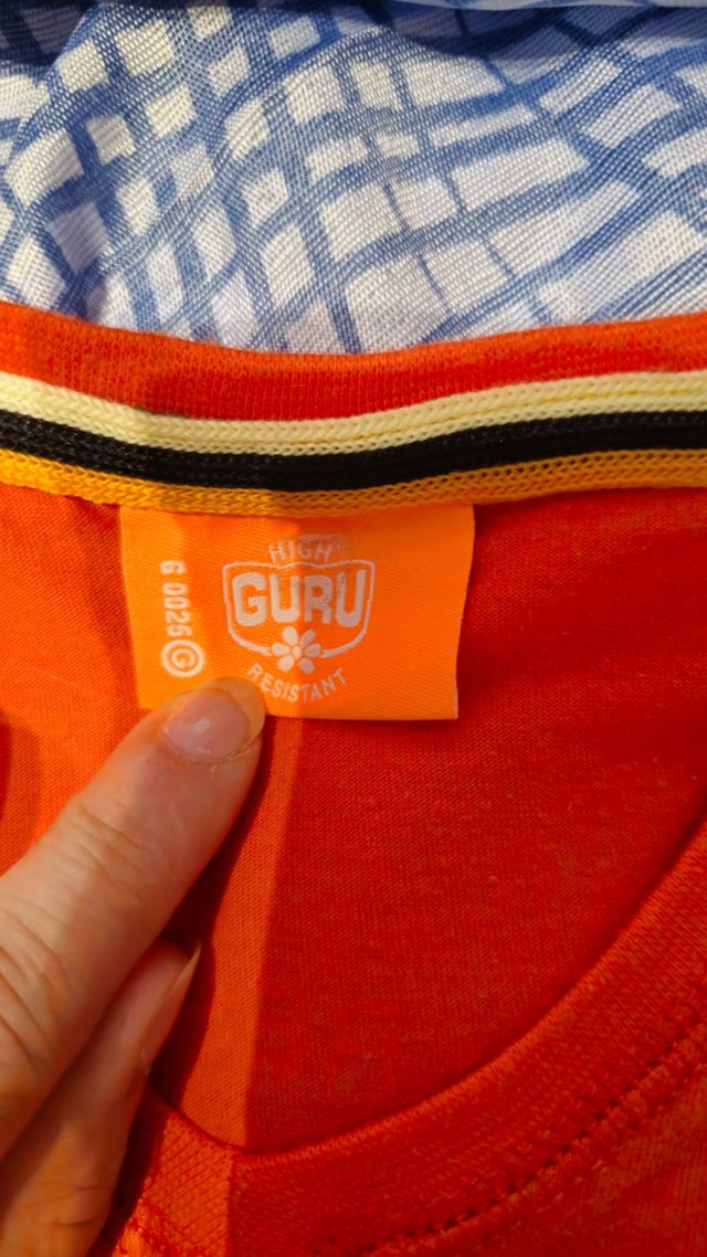 Maglietta Guru rossa tg. L