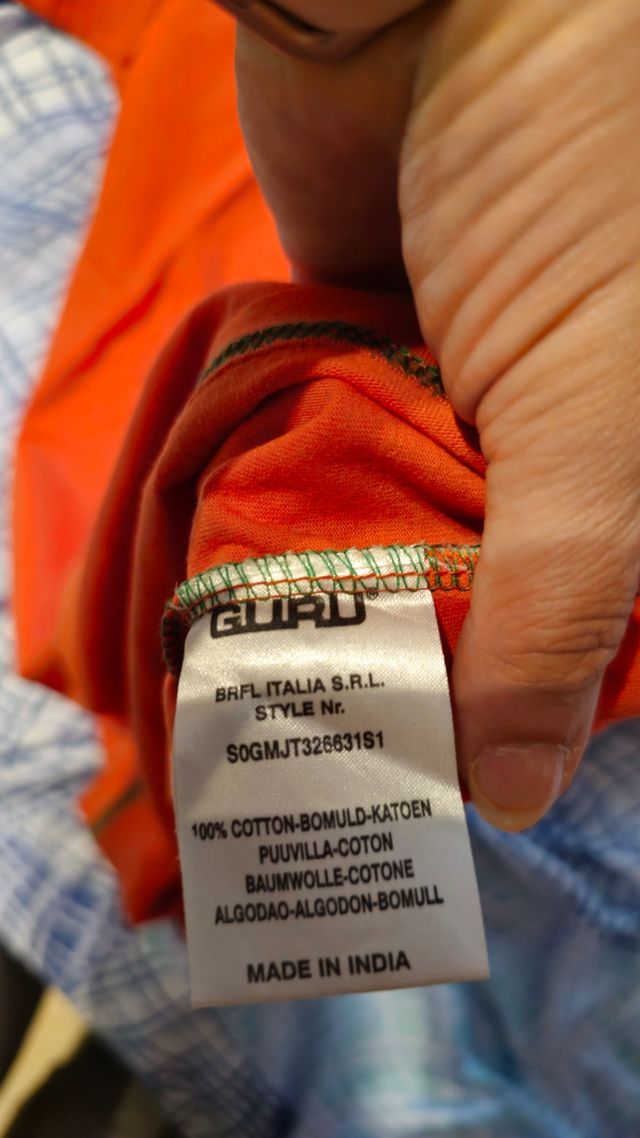 Maglietta Guru rossa tg. L