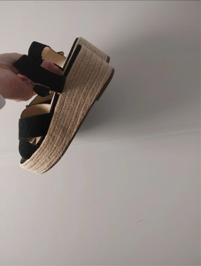 Sandalias plataforma negras