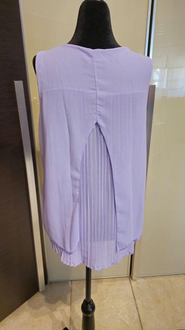 Top lilla manica corta