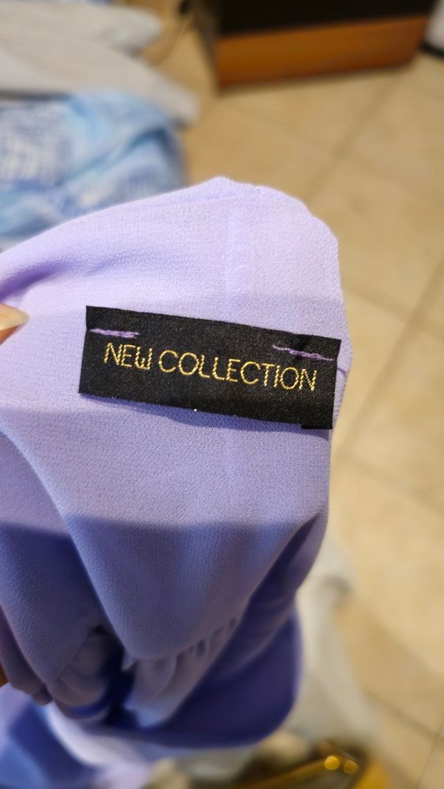 Top lilla manica corta