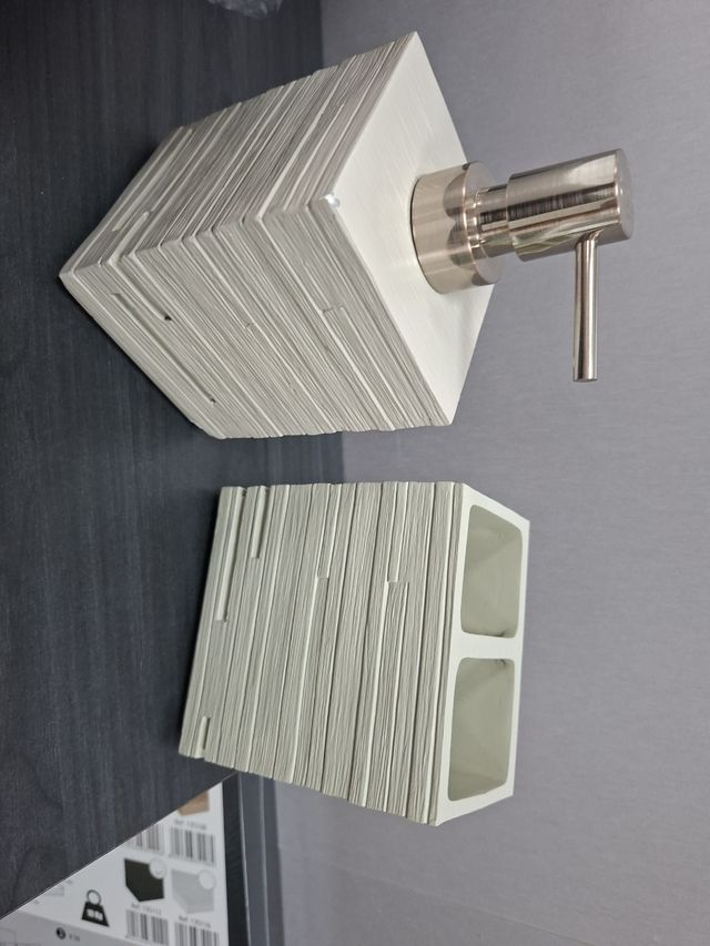 Dosificador jabonera cerámica beige