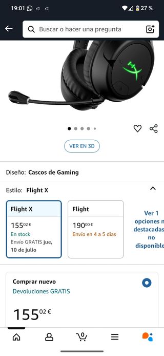 HyperX CloudX Flight - Cascos Xbox