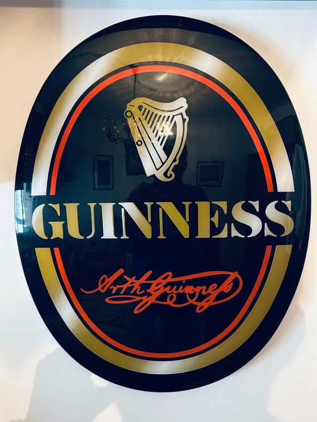 Cartel Guinness pub irlandés