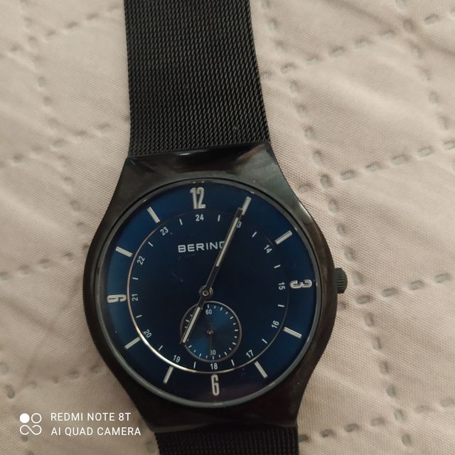 Orologio Bering al quarzo blu marino