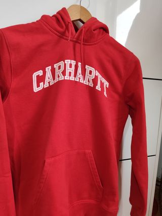 Sudadera roja Carhartt mujer