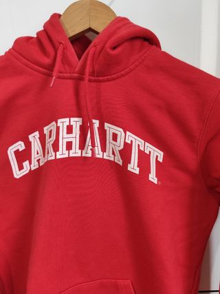 Sudadera roja Carhartt mujer