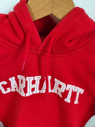 Sudadera roja Carhartt mujer