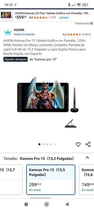Tablet Huion gráfica digital
Esta nueva. 