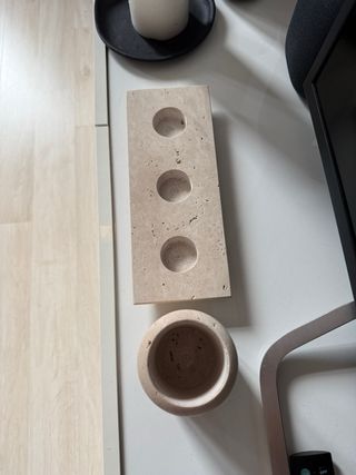 Candelero Zara Home piedra