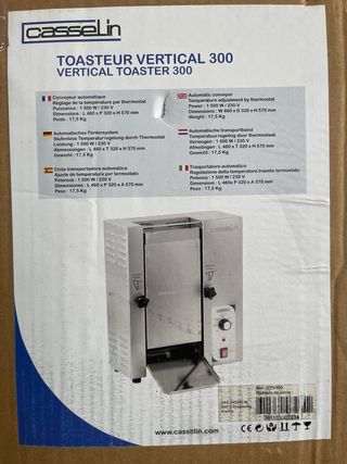 Tostadora Vertical Casselin 300