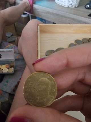 Moneda 50 céntimos grecia aenta