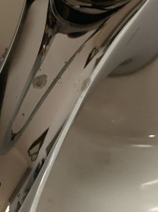 Lavabo sobre encimera blanco porcelana