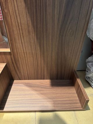 Mueble espejo entrada con cajon y balda