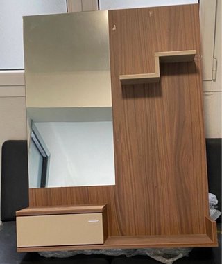 Mueble espejo entrada con cajon y balda