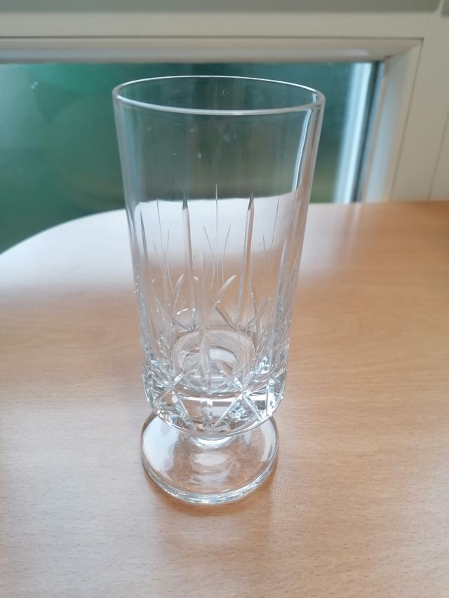 Copas cristal tallado a mano - 12 unidades